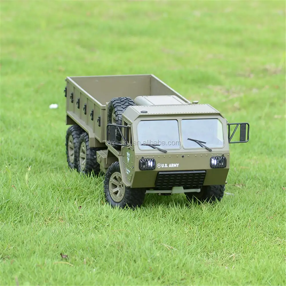 2019 New Full Body 1:16 Mini 2.4GHz 6WD Tracked Off-Road Military RC Truck Car Toy Wifi Fpv Camera Optional