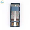 Greem silk floral tweed suspender in silk cutomize pattern with cowhide leather rustic drop clip ending