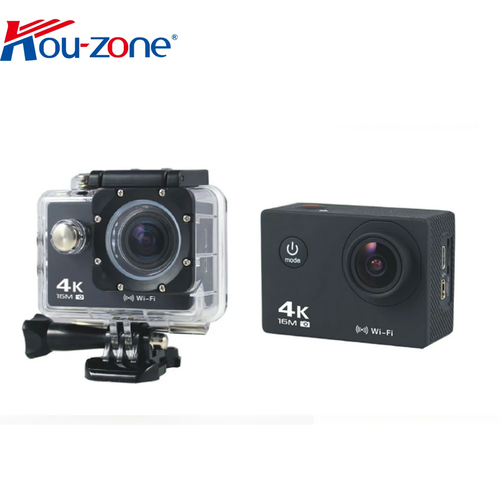 

KouZone V1 Ultra HD 4K WiFi 2inch LCD Waterproof 30m action camera Video Camera 170 Degree Wide Angle Helmet Camcorder