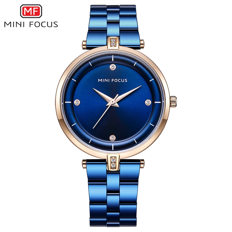 

MINI FOCUS MF0120L Lady's Fashion&Casual Japan Quartz Watch Simple Style Luxury Stainless Steel Band Business Watch