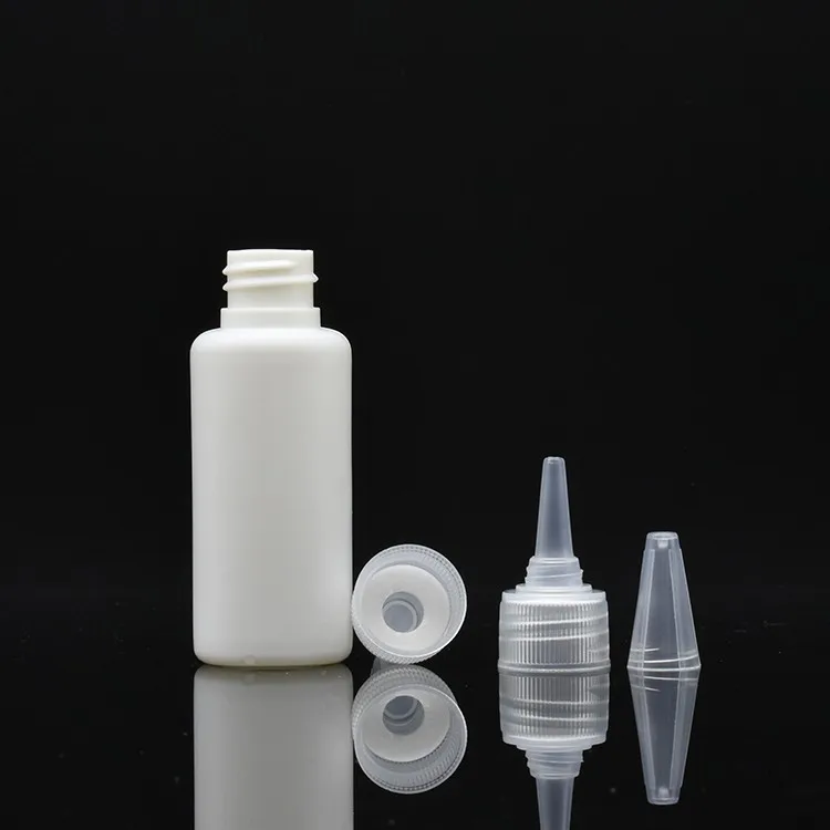 Pe 10ml 15ml 20ml 30ml 50ml 60ml 100ml White Squeezable E Liquid 