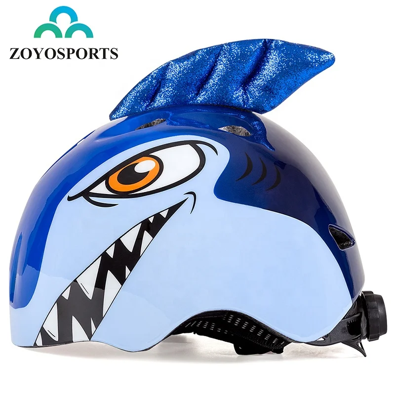 

ZOYOSPORTS Child helmet bicycle roller balance bike skateboard skating protective gear speed skating animal cute carton helmet, Blue,pink,green,gray