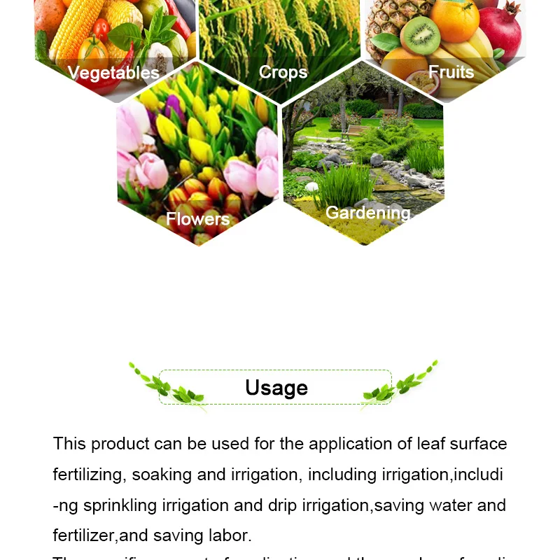 Quick release type and organic fertilizer classificate NPK 20-20-20 compound fertilizer