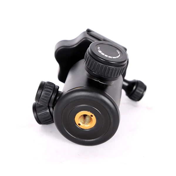 

360 camera tripod head 10kg load Q02 ball head mount 3/8 adapter for digital dslr camera, Black, customize