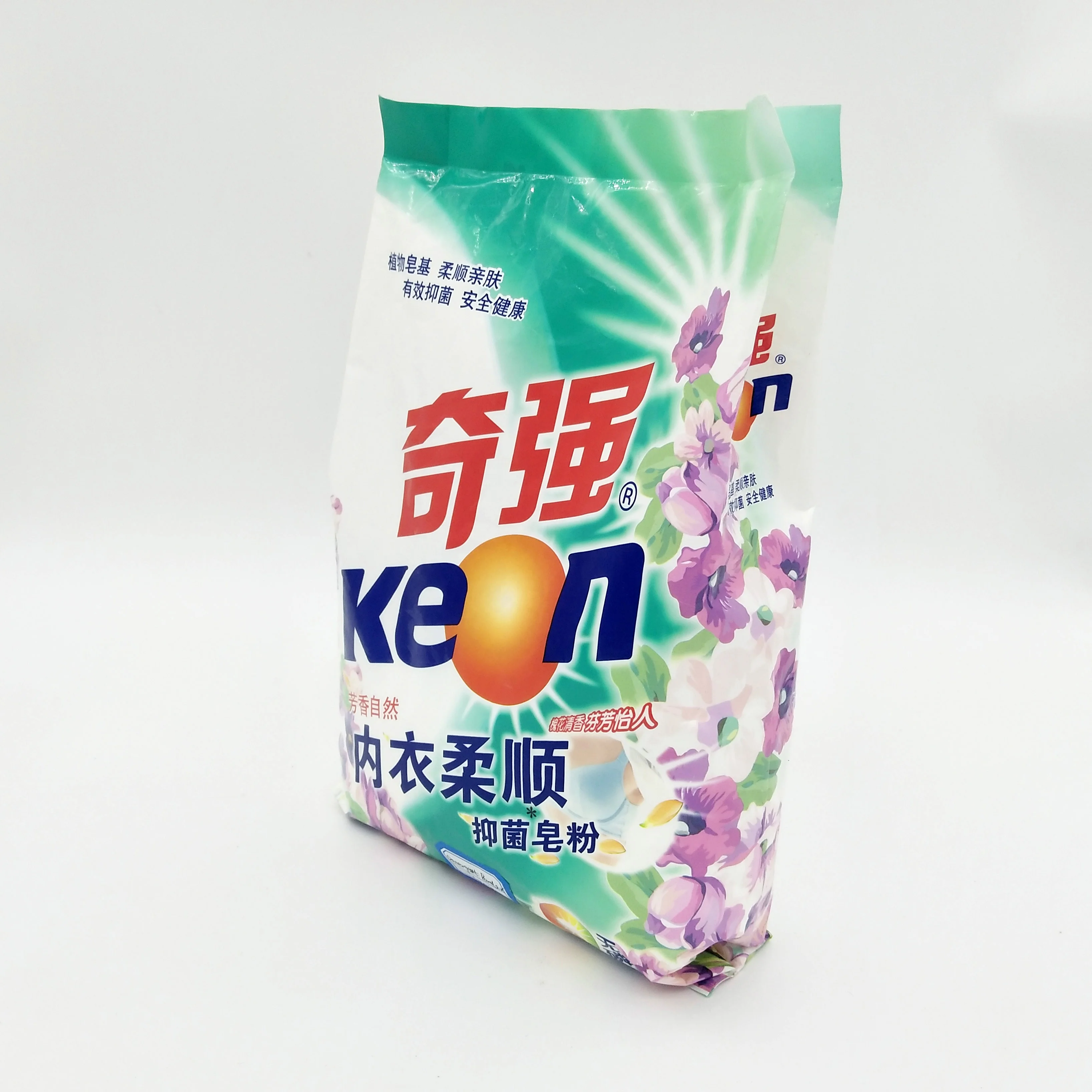 

KEON Brand antibacterial soap powder detergent washing powder, White