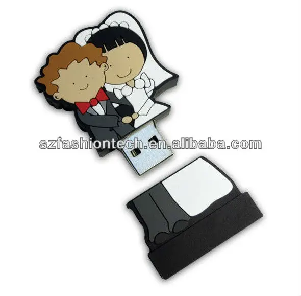 Novelty Wedding Gifts Usb Pen Drive Memory Stick Bride And Groom