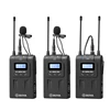 BY-WM8 Pro K2 UHF Dual-Channel Wireless Microphone System Receiver+Transmitter with LCD Display Screen