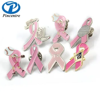 Wholesale Pink Ribbon Breast Cancer Awareness Lapel Pin ...