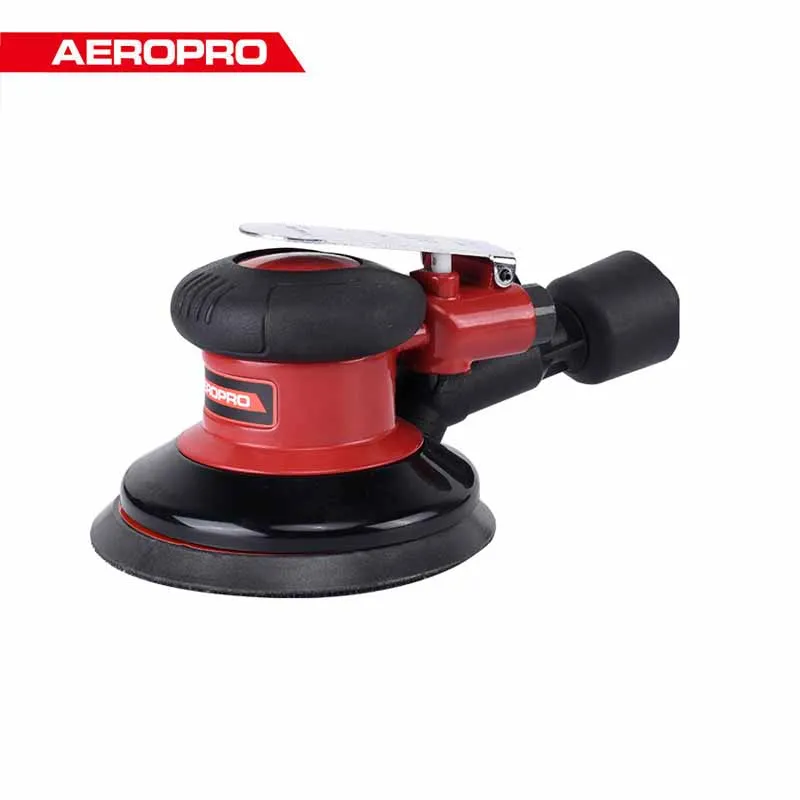 

Pneumatic Sander AP7335S Professional Air Random Orbital Dual Action Low Vibration Heavy Duty Air Palm Sander