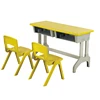 Hot selling student plastic chairs for double desk school furniture