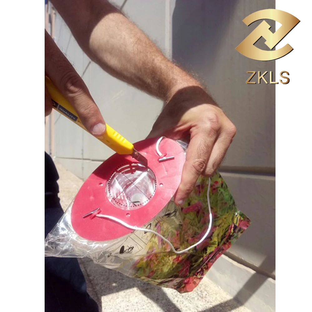 
Disposable fly trap hanging bag poison free effective 