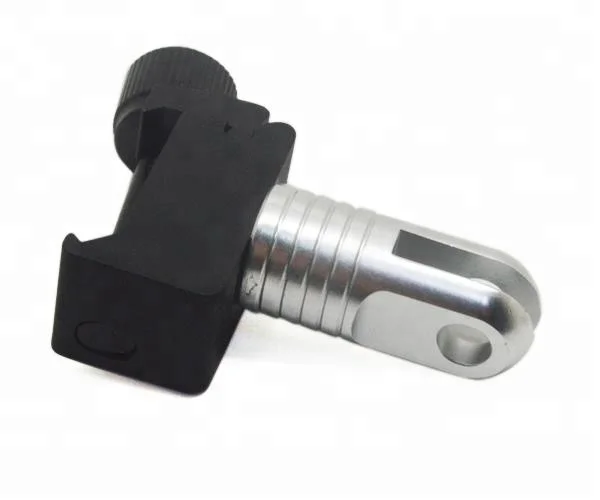 

CNC Aluminum Alloy Quick Release Super Mini 20mm Picatinny Weaver Gun Rail Mount for GoPros Heros 4/3+/3/2/1, Black