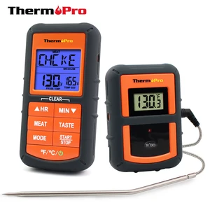Image of ThermoPro TP07S Wireless Remote Digital Cooking Food Meat Thermometer for Grilling Oven Kitchen Smoker BBQ Grill Thermometer