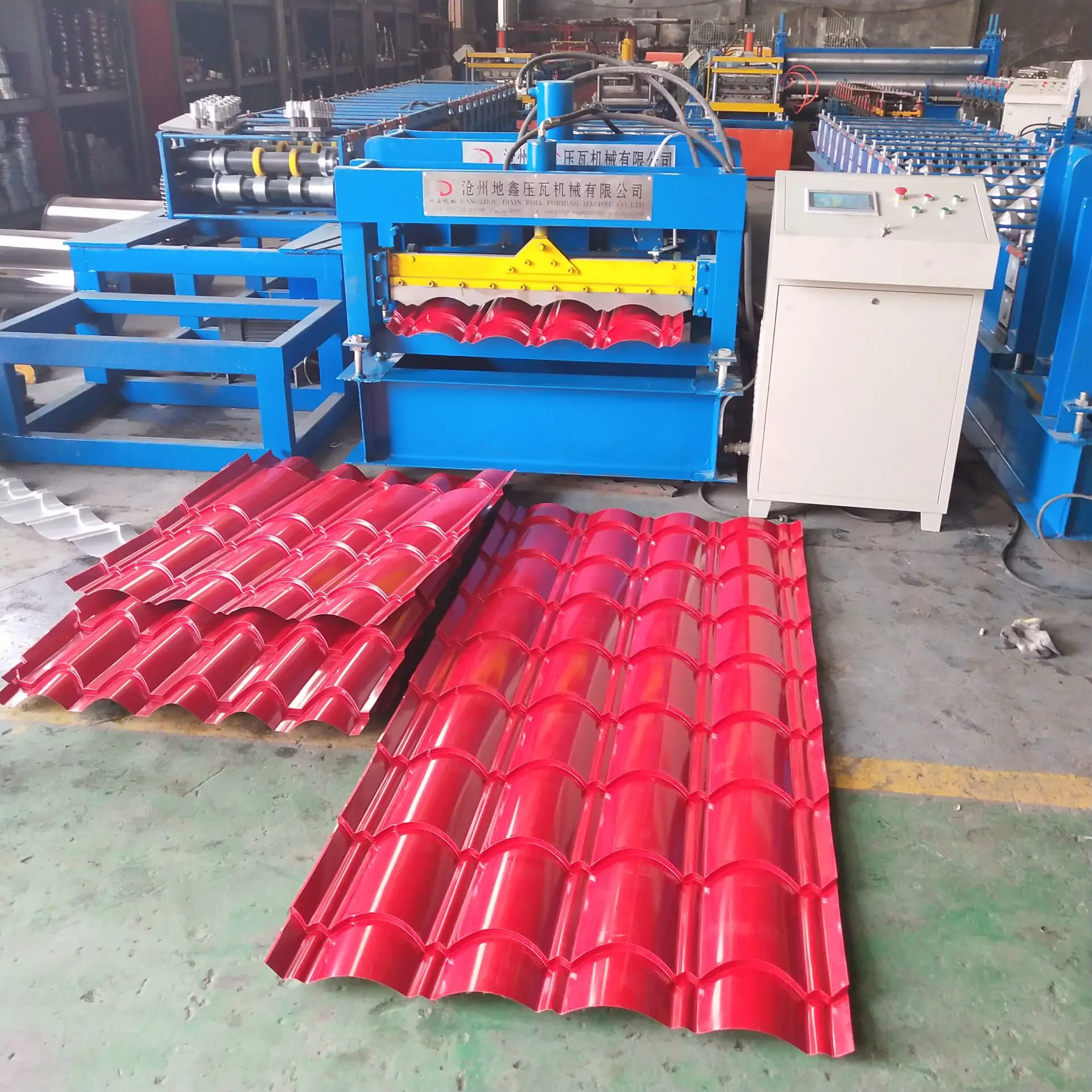 Color Steel glazed tile forming machine Glazed Tile Roll Forming Machine metal sheet roll forming machine
