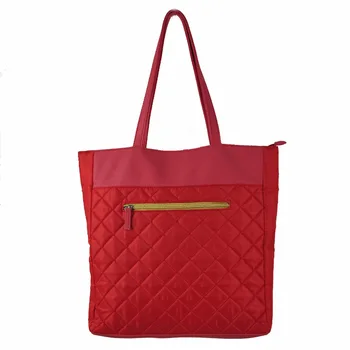 red nylon handbags