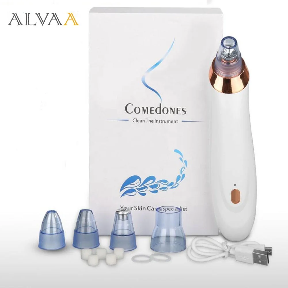 

Chinese 2019 electrical portable comedo vacuum blackhead remover, White;red;black or oem color