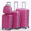 4pcs ABS hardside travel trolley luggage set trolly bags case