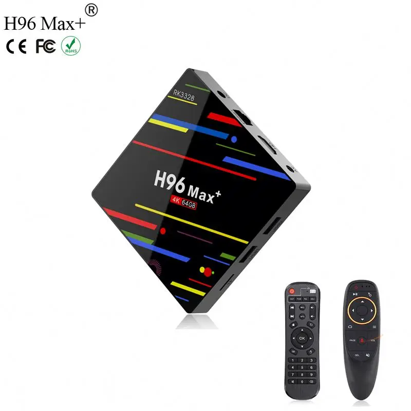 

Hot selling 4K Android tv box H96 MAX RK3328 Android 9.0smart box BT4.0 HD SET TOP BOX, N/a