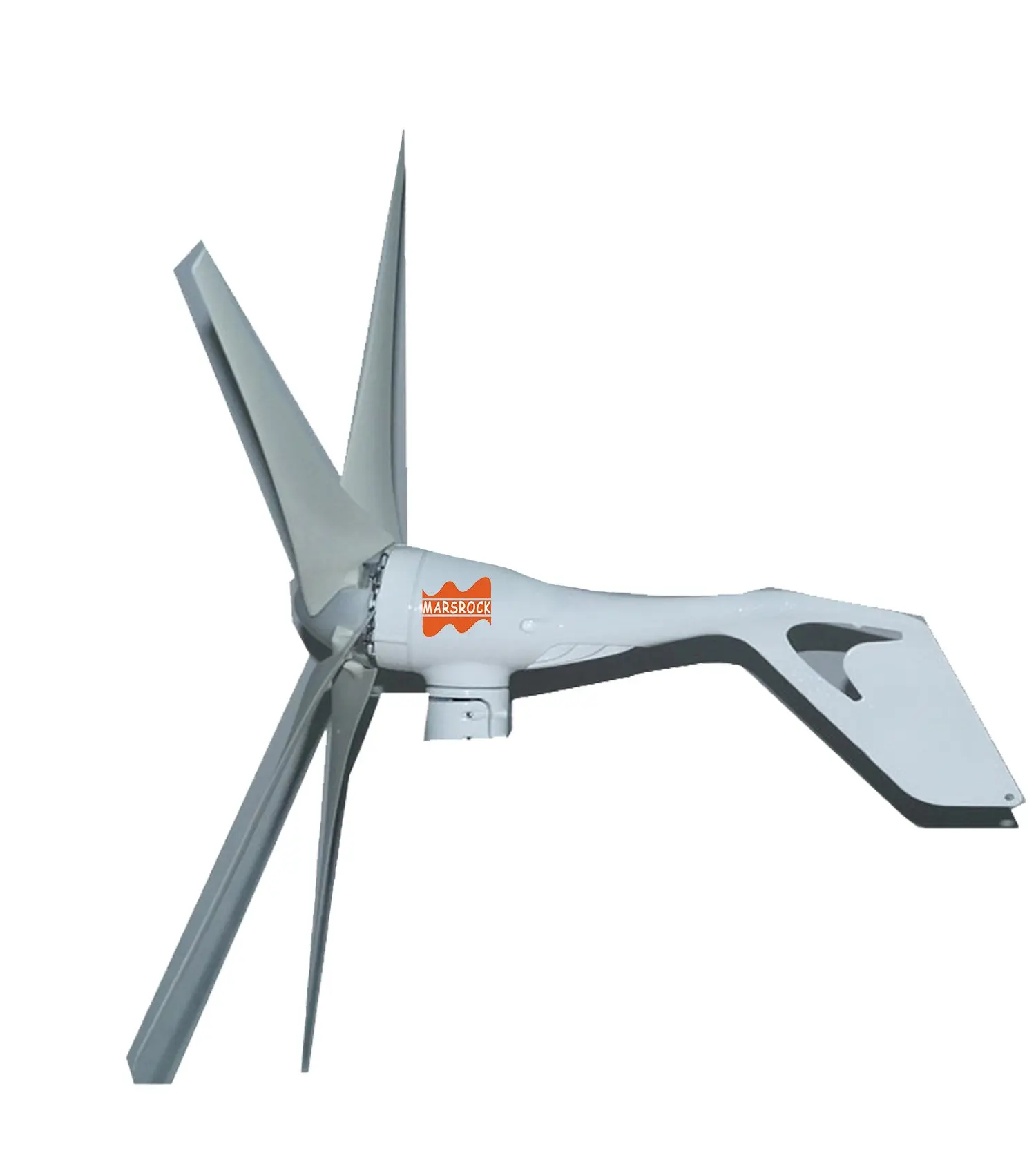 MarsRock Mini Wind Turbine DC 12V or 24V 3 Blades 400W 300W Wind Turbine Generator with built-in Rectifier module , 2M/S Start Wind Speed (400W)