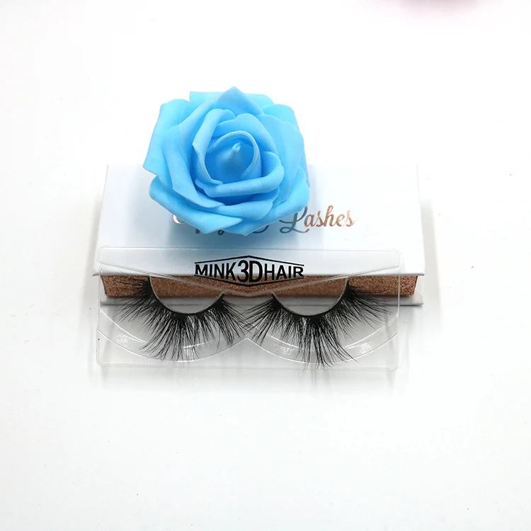 

2019 Wholesale Natural Long Private Label Mink Eyelashes 3D False Eyelashes, N/a