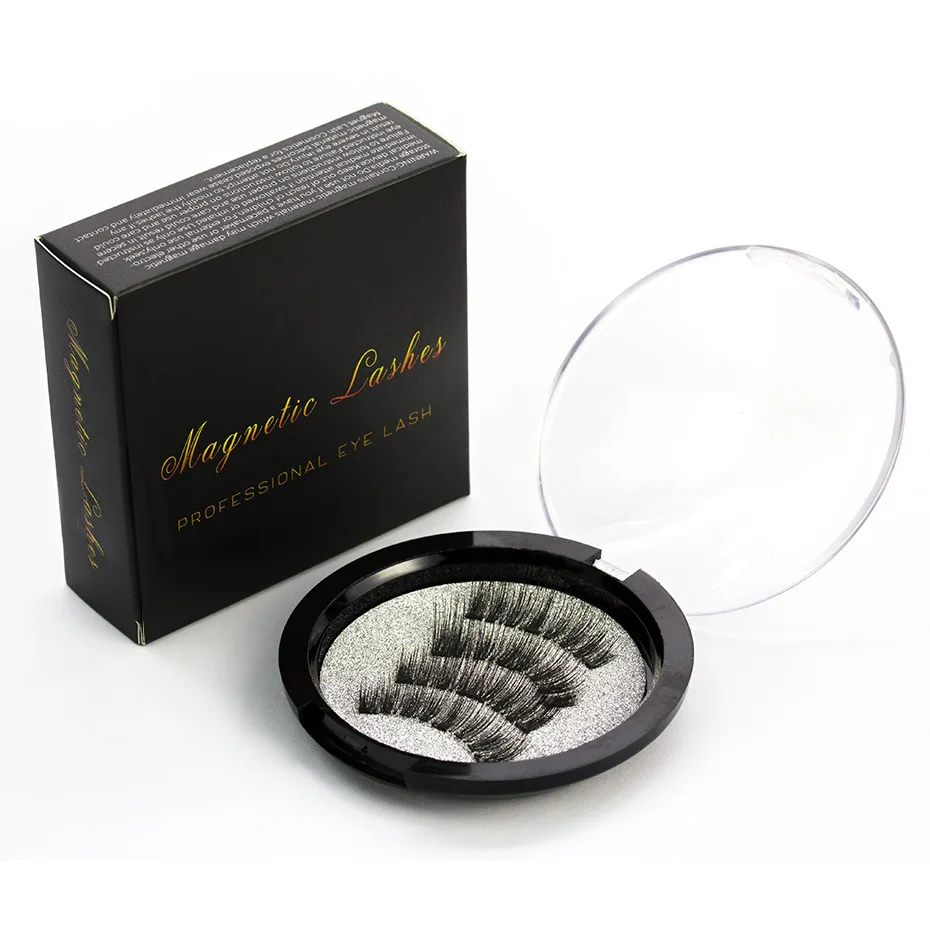 

Magnetic eyelashes comfortable with Gift Box magnets handmade 3D/6D magnet lashes natural false eyelash