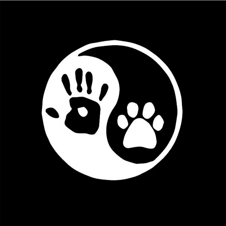 Port tykkelse Tag det op Yin Yang Human Hand Dog Paw Sticker For Car - Buy Notebook Car Laptop  Sticker,Yin Yang Human Hand Dog Paw Sticker Decal,Waterproof Window Decals  Wall Stickers Product on Alibaba.com