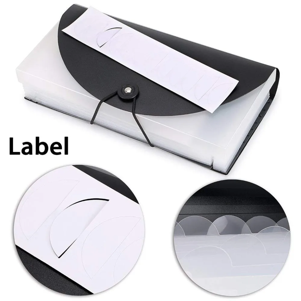 A4 Plastic Manila Folder Pp Clear Accordion Pocket Folder With Front