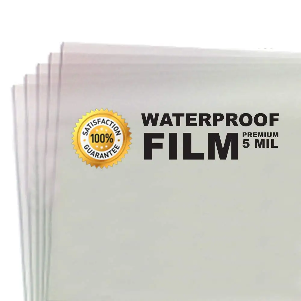 10 Sheets Premium Waterproof Inkjet Milky Transparency Film 11" x 17" for Screen