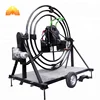Funfair mobile rides amusement space ball with trailer