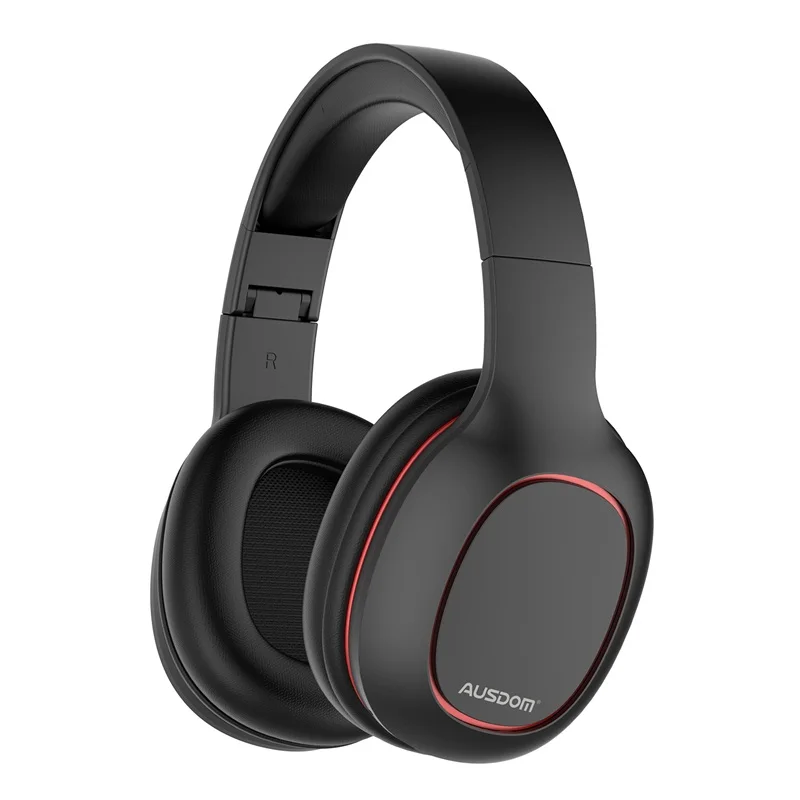 

Ausdom NEW 2018 Cheap Over Ear Foldable LED Light Handsfree BT Stereo Wireless Headphones With Microphone Support TF Card, N/a