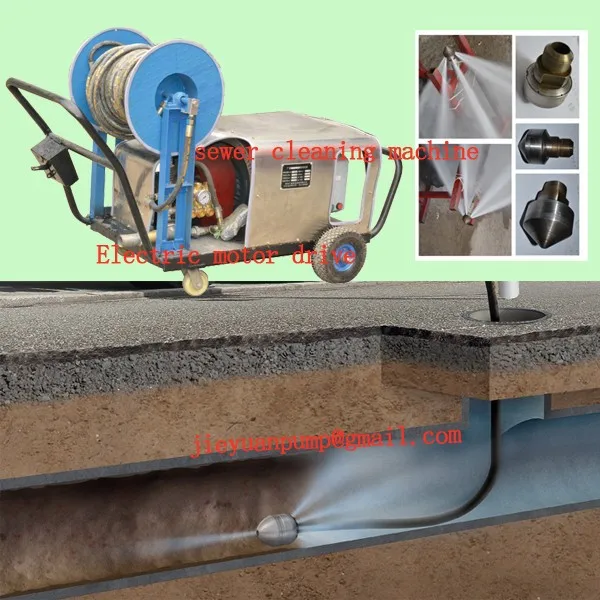 50800mm Sewer Drain Tube Cleaning Machine Water Jet Drain Cleaner