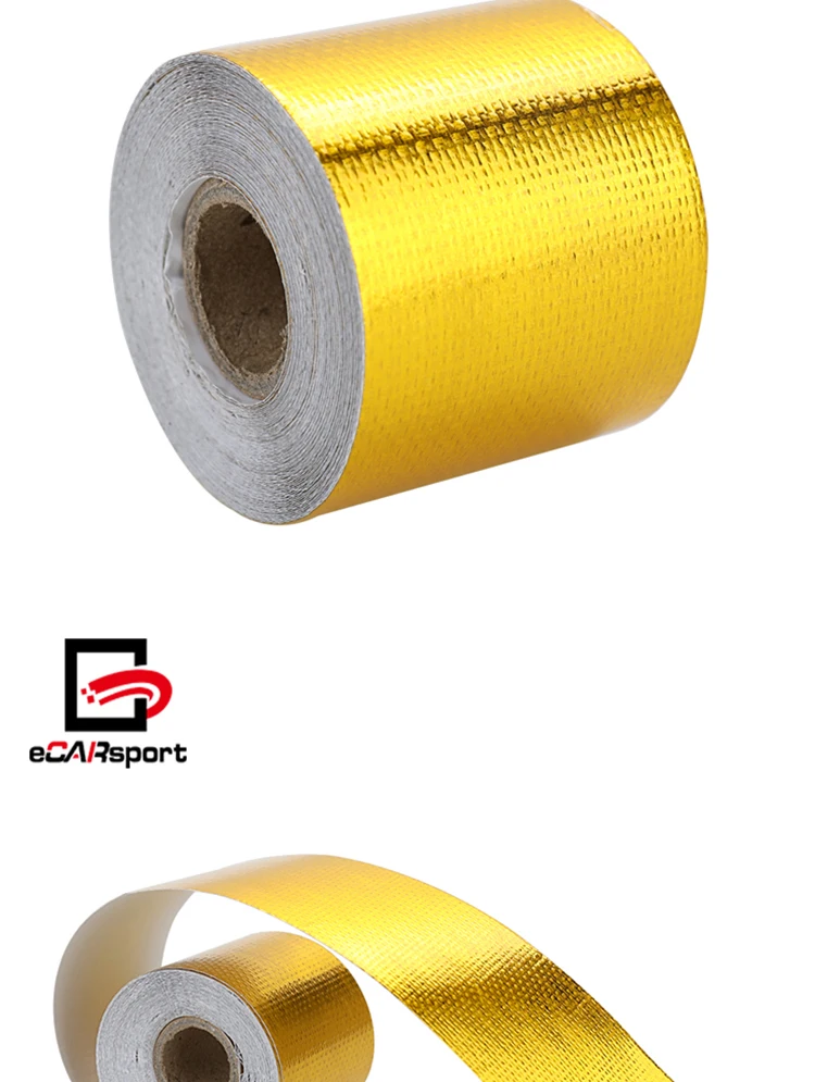 Ecarsport Heat Shield Wrap Tape For Exhaust Header For Turbo Manifold