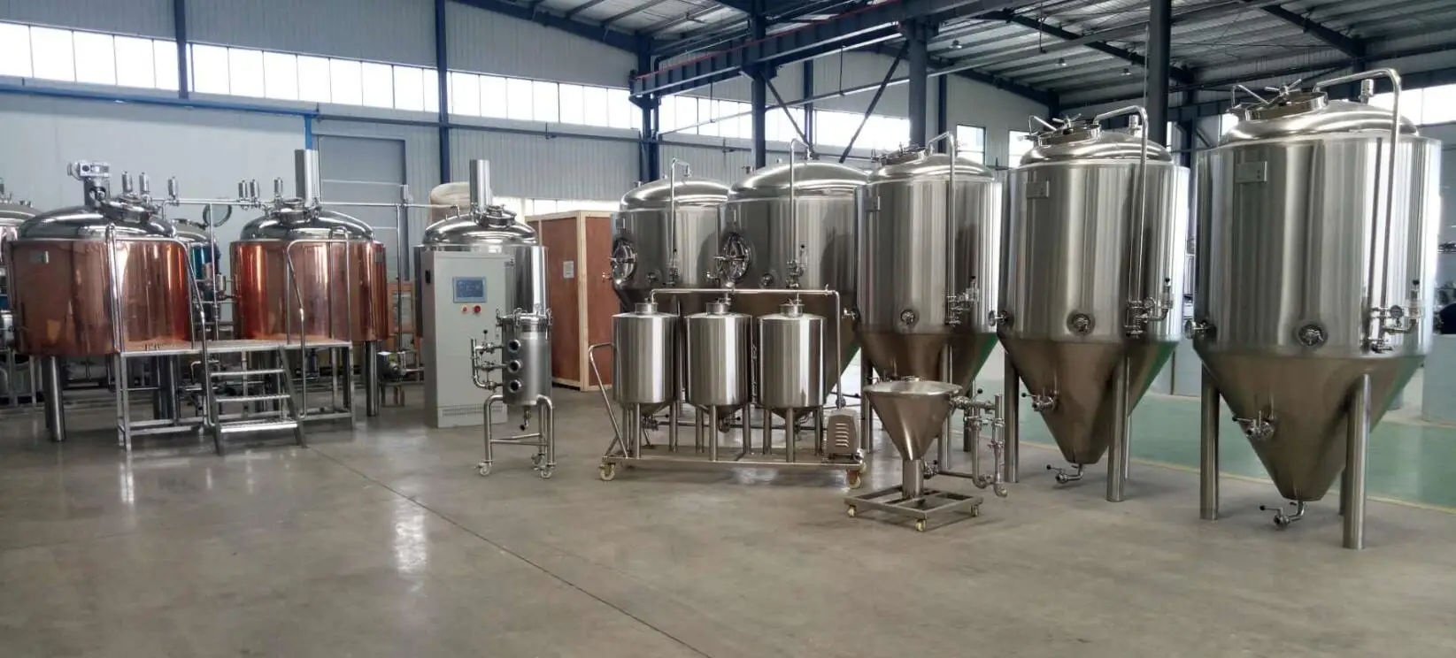 turnkey beer brewing equipment fermentation tanks