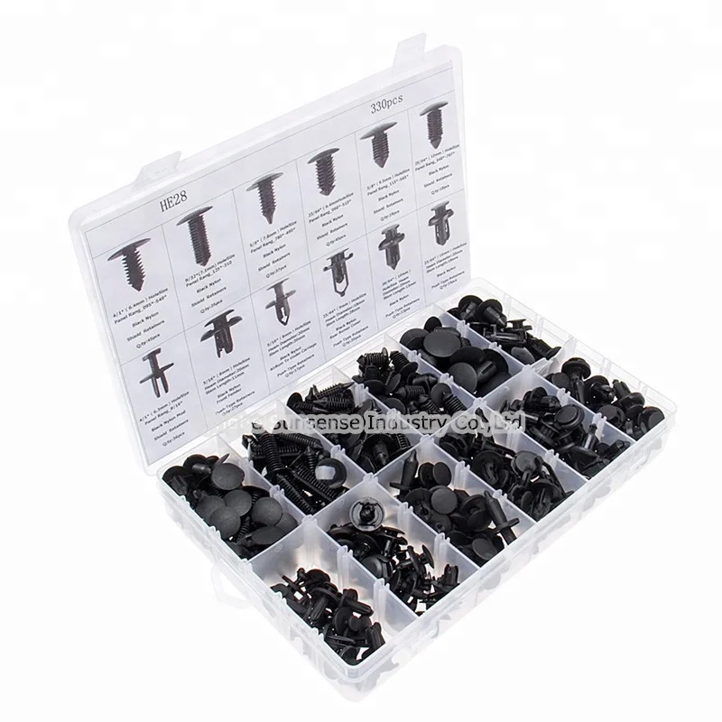 192PCS 12 Types Car Body Panel Trim Clip Bumper Retainer Fastener w//Screwdriver