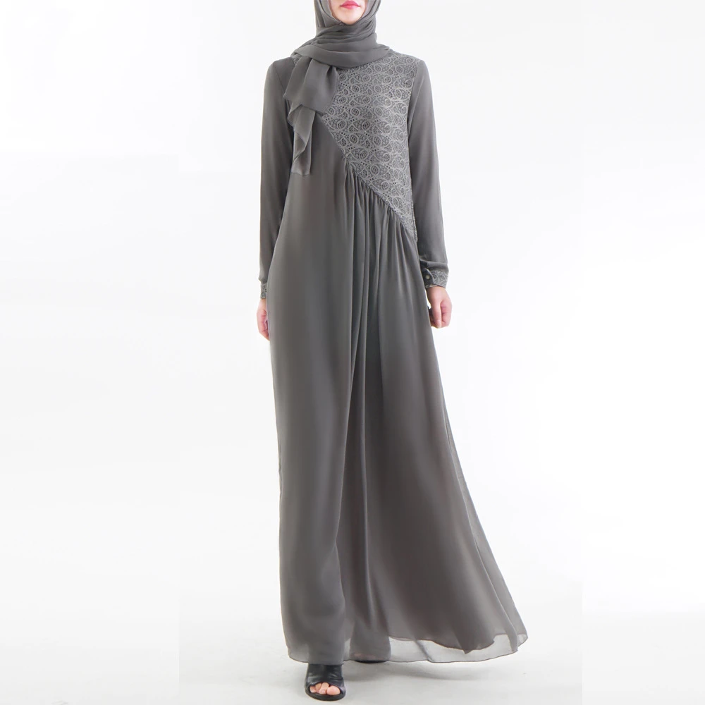 

New Muslim robes women' long skirt lace skirt abaya, 4 colors