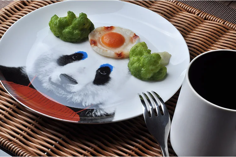 Food Face Dinner Plate China Tray Fresh Decor Dishes Plates China Food Tray Fresh Decor Dishes