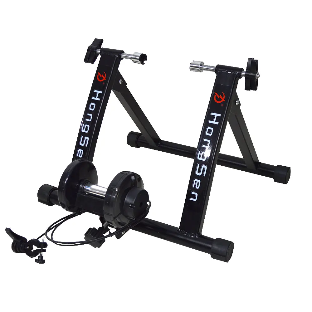 

Indoor Bike Trainer Exercise Machine 6 Speed Variable Magnetic Resistance, Balck