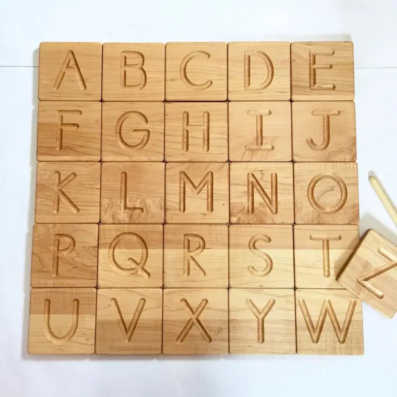 Alphabet Tracing Board Wood Tracing Card Buy Wood Alphabet Tracing