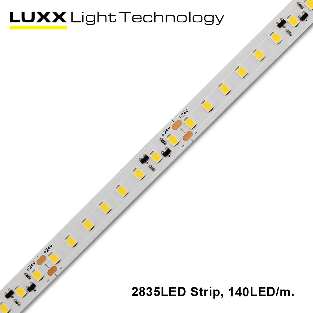 19.2W/M SMD2835 140pcs/m led strip, Led flexible neon strip light for outdoor contour decoration