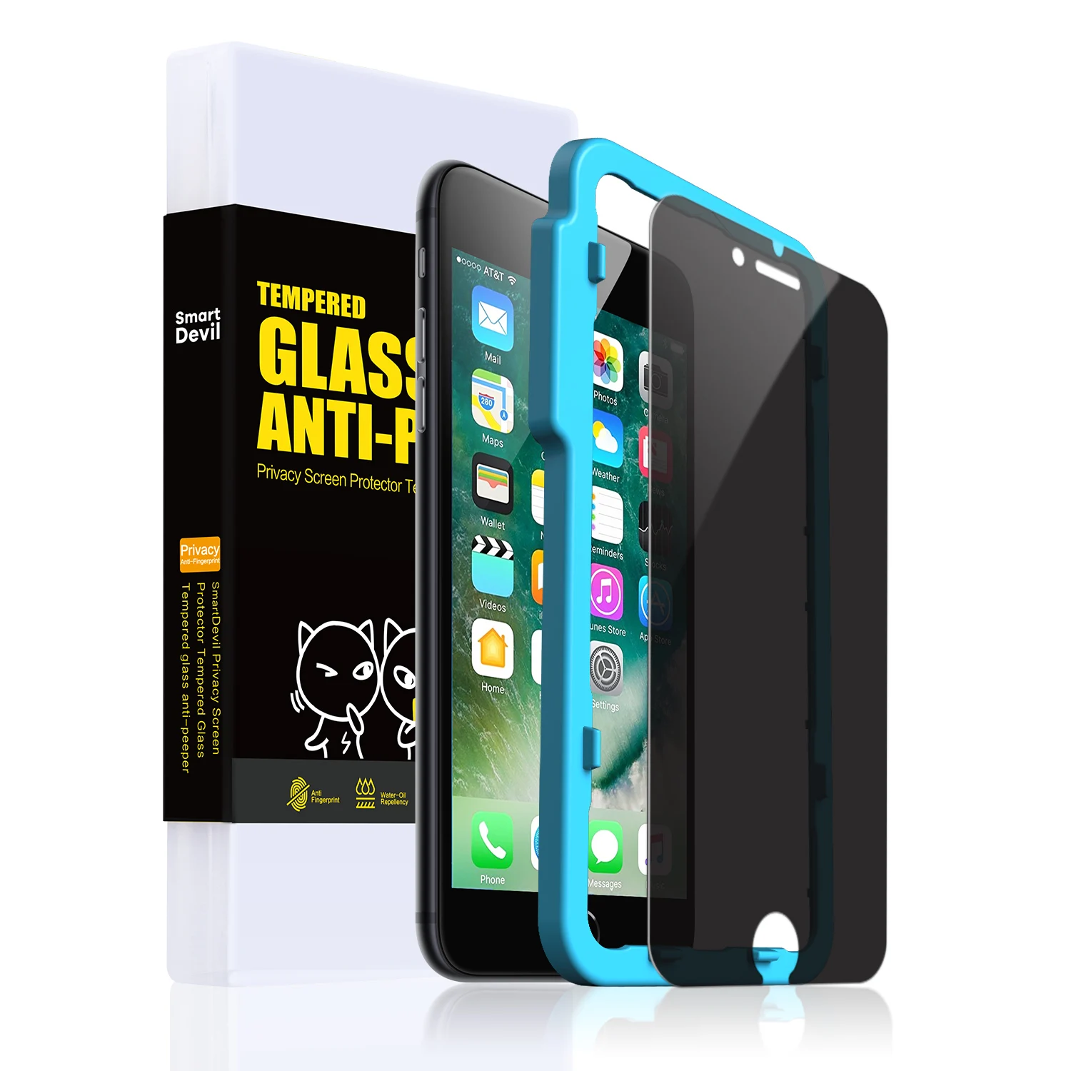 2019 hot sale new screen protector film For iphone mobile 9H Hardness anti peeper spy privacy tempered glass