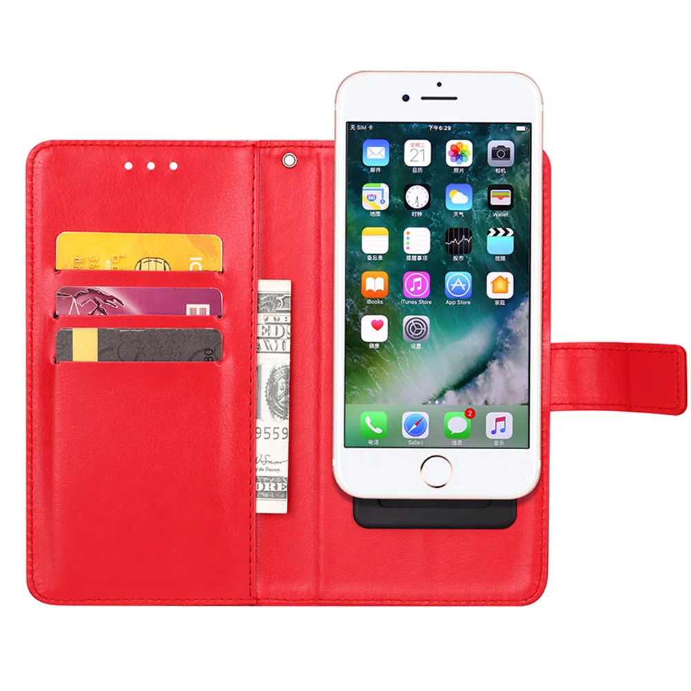 Pu Leather Wallet Universal Flip Cell Phone Cover Case 6.5 Inch Buy
