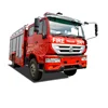 4x2 HOWO fire truck light tower 266hp EURO3 diesel engine trucks 6000Liters for sale/fire fighting wagon truck vehicle