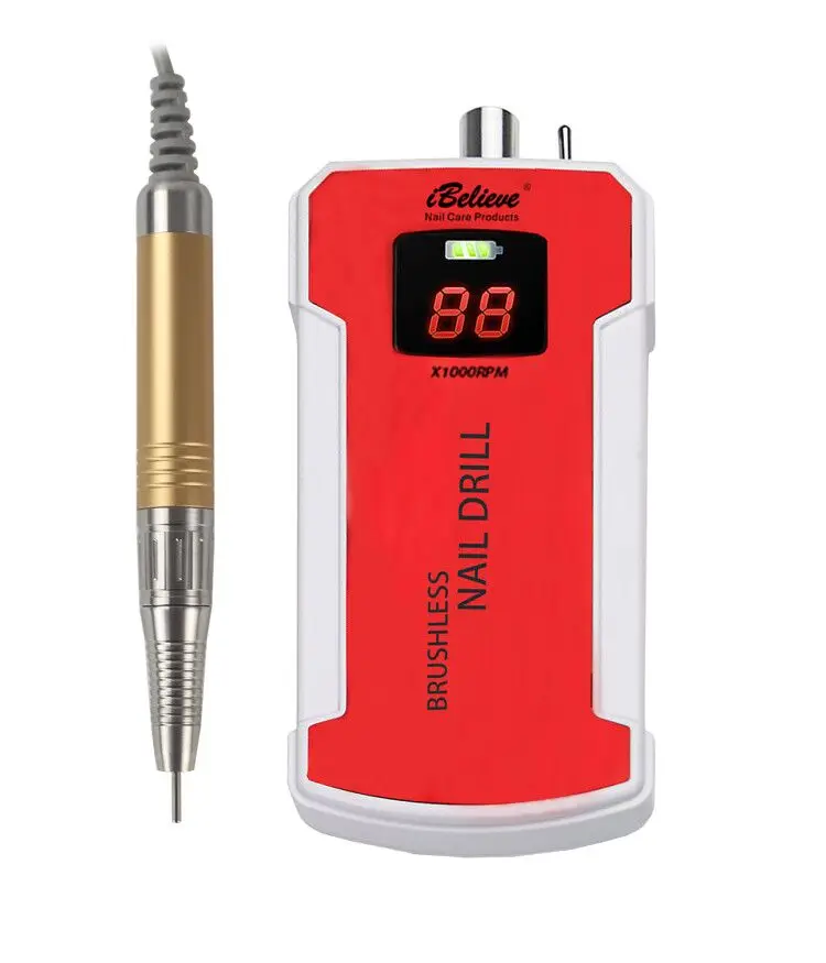 

2018 new design electric portable uv nail polish drills machine with no noise handpiece