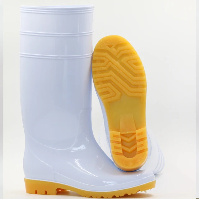 

Breathable Waterproof Food Special Boots With Steel Toe, Black color
