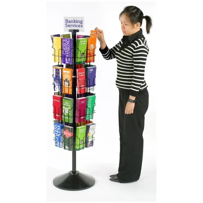 Rotating Brochure Display Rack