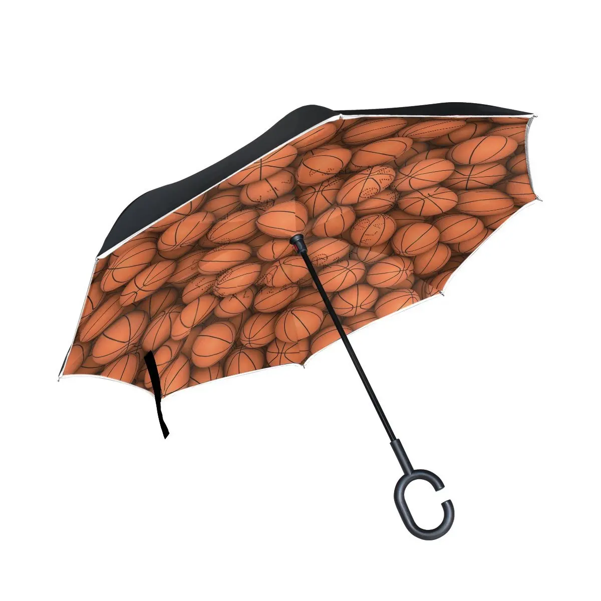 Custom Billiards Compact Travel Windproof Rainproof Foldable Umbrella