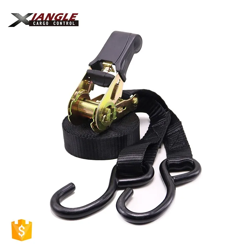 Light Duty Quick Release Small Ratchet Tie Down Straps 1 Inch X15 Ft