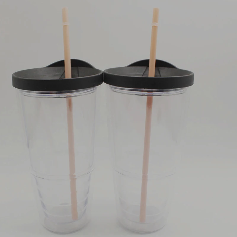 24oz Insulated Sipper Tumblers With Lids,Double Wall Orbit Tumbler With