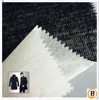Popular all world factory price polyester/viscose Weft-insert fusible woven interlining for men's jacket(7256)