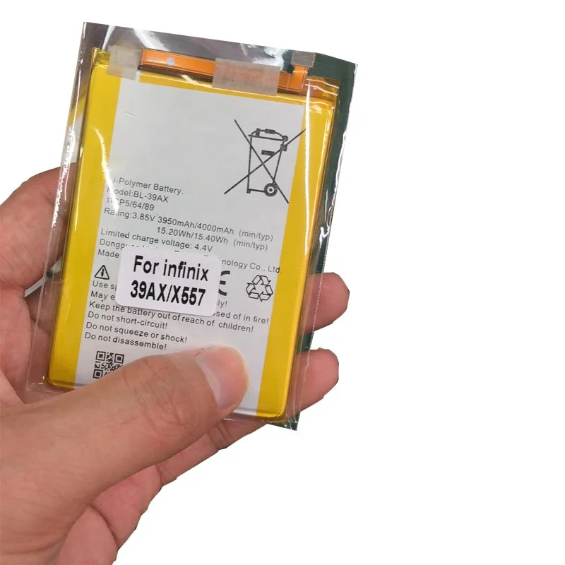 

100% New BL-39AX Li-ion Polymer Replacement Battery For Infinix X557